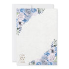 Blue Princess Dress & Boots Quinceañera