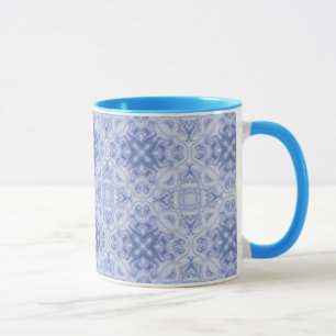Blue Print Mug