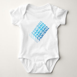 Blue Print Paintball Baby Bodysuit