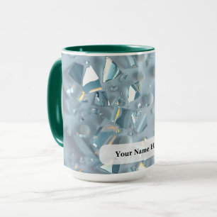 Blue Prism Pearl Shatter Mug
