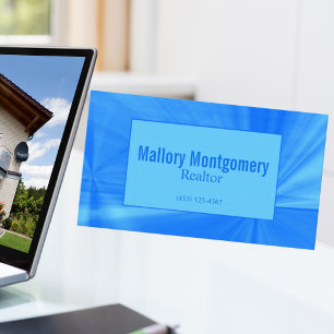 Blue Professional Corporate Modern Business Card
