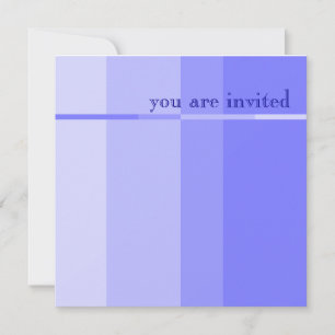 Blue Progression Modern Party Invitation