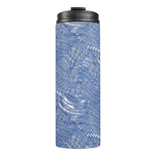 Blue Psychedelic Thermal Tumbler