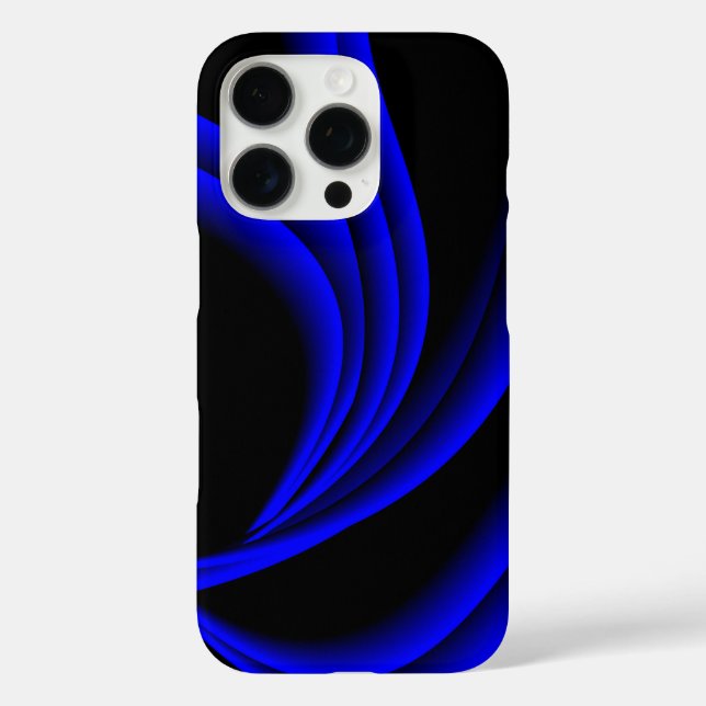Blue Pulse Case-Mate iPhone Case (Back)