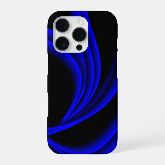 Blue Pulse iPhone Case (Back)