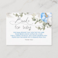 Blue Pumpkin Baby Shower Books For Baby Request