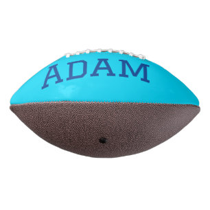 Blue purple add name text back to school message s football