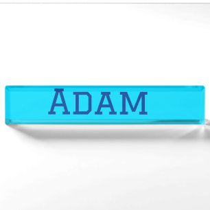 Blue purple add name text back to school message s nameplate