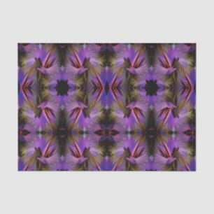 Blue Purple Brush Swirls Abstract Decoupage Tissue Paper