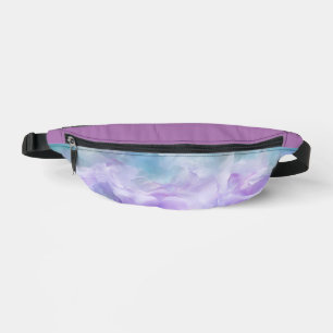 Blue & purple cloud swirl bum bags