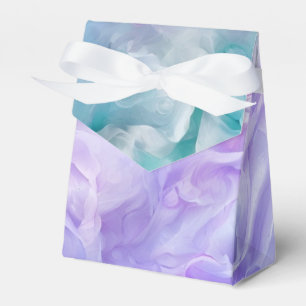 Blue & purple cloud swirl favour box