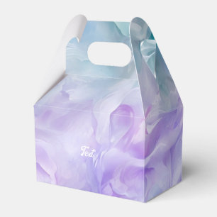 Blue & purple cloud swirl favour box