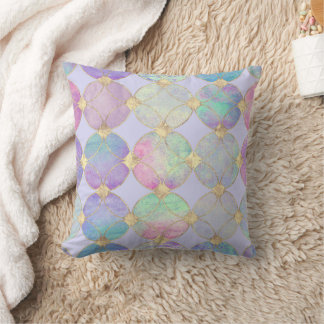 blue purple colourful cushion