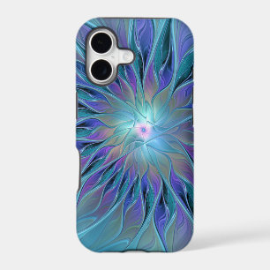 Blue Purple Flower Dream Abstract Fractal Art