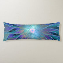 Blue Purple Flower Dream Abstract Fractal Art