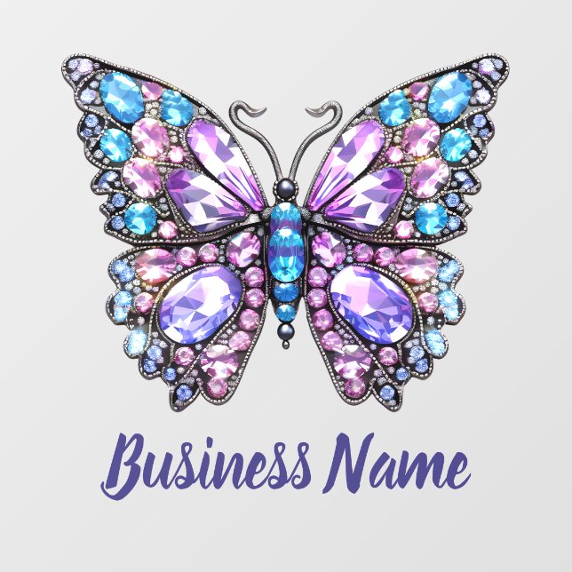 blue purple gems butterfly  (Sheet)
