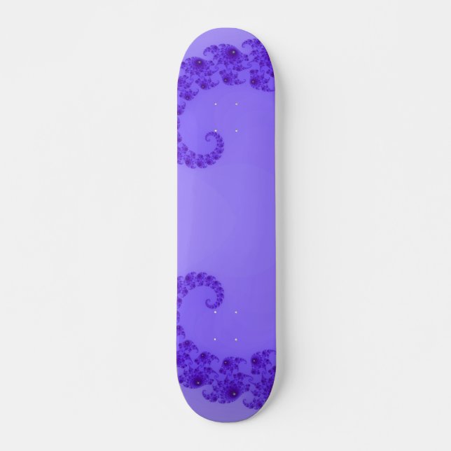 Blue Purple Heart Skateboard (Front)