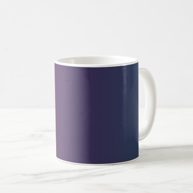 Blue Purple Ombre - Elegant Gradient Mug  (Front Right)