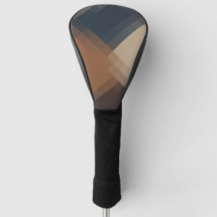 Blue Purple Orange Beige Stylish Pattern Golf Head Cover