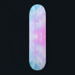 Blue Purple Pastel Tie Dye Skateboard<br><div class="desc">pastel tie dye print</div>