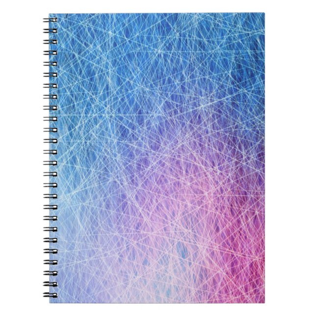 Blue Purple Pink Blended Notebook (Front)