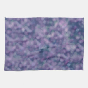 Blue Purple Pink Trendy Cool Chic Tea Towel