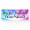 Blue/Purple Ray Personalised Birthday Party Banner