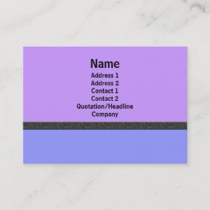 blue purple simple business card