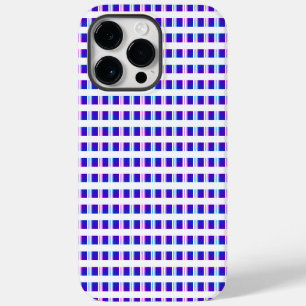 blue & purple striped electric retro  Case-Mate iPhone 14 pro max case