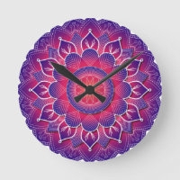 Blue Purple Traditional Mandala Design