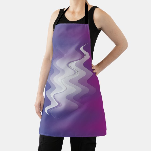 Blue purple white apron (Insitu)