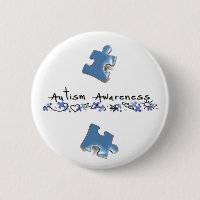 Blue Puzzle Pieces - Autism Awareness