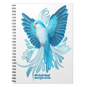 Blue Quaker Parrot Notebook
