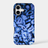 Blue Quartz Agate, blue Geodes, abstract pattern 