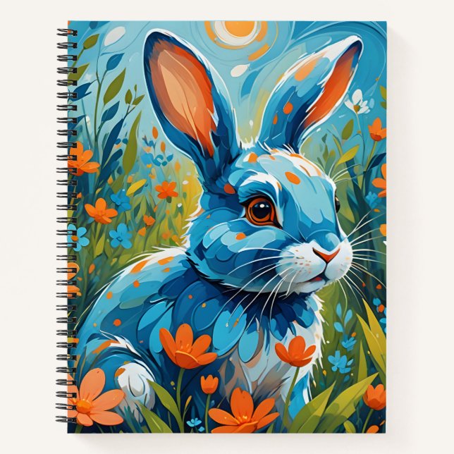 Blue Rabbit Notebook (Front)