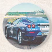 Blue Race Car