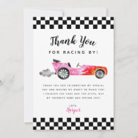 Blue Race Car Girl Birthday Party