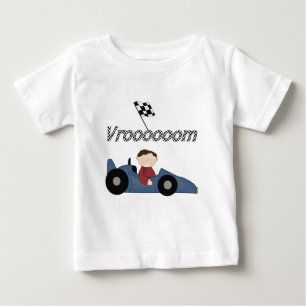 Blue Race Car Tshirts and Gifts