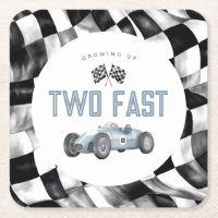 Blue Race Car TWO Fast 2nd birthday party