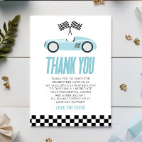 Blue Racecar Race Car Baby Shower
