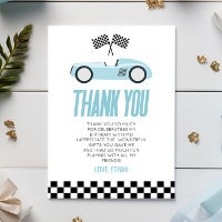 Blue Racecar Race Car Birthday Party