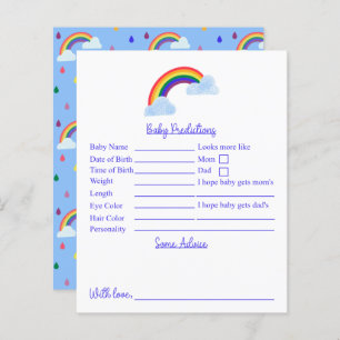 Blue Rainbow Baby Shower Predictions And Advice