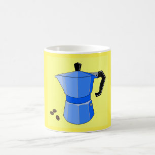 Blue Rainbow Espresso Coffee Mug