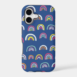 Blue Rainbow iPhone Case
