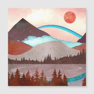 Blue Rainbow Landscape