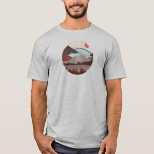 Blue Rainbow Landscape T-Shirt