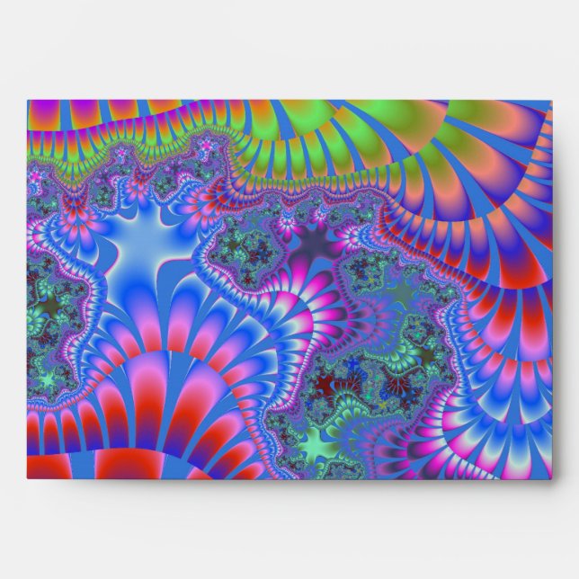 Blue Rainbow Melt Envelope (Front)