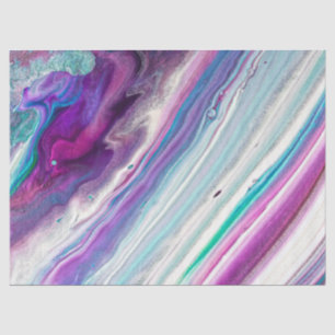 blue raspberry abstract tissue paper