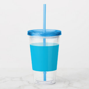 Blue raspberry acrylic tumbler
