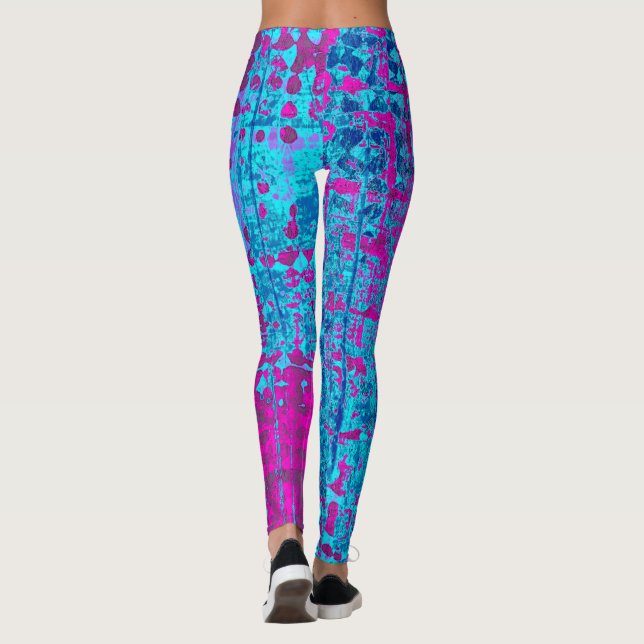Blue Raspberry Leggings (Back)